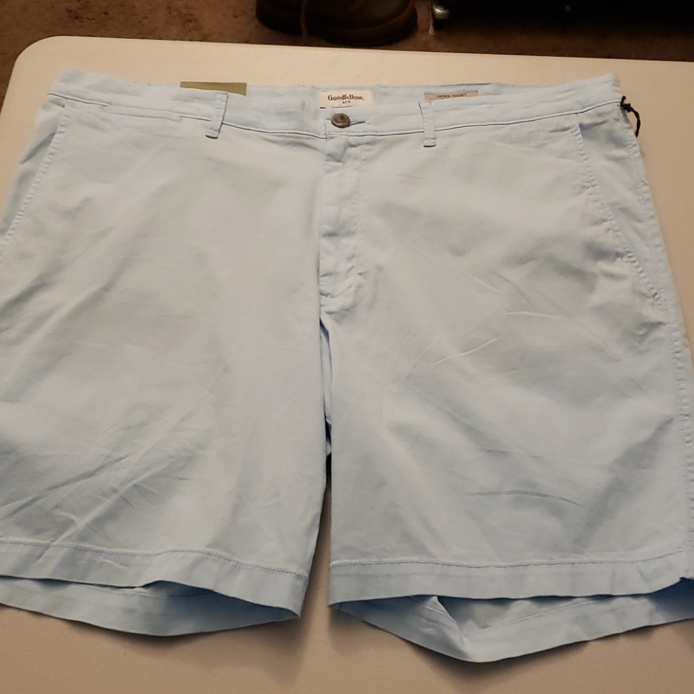 Goodfellow & Co Feather Aqua Flat Front Short Size‎ 42
